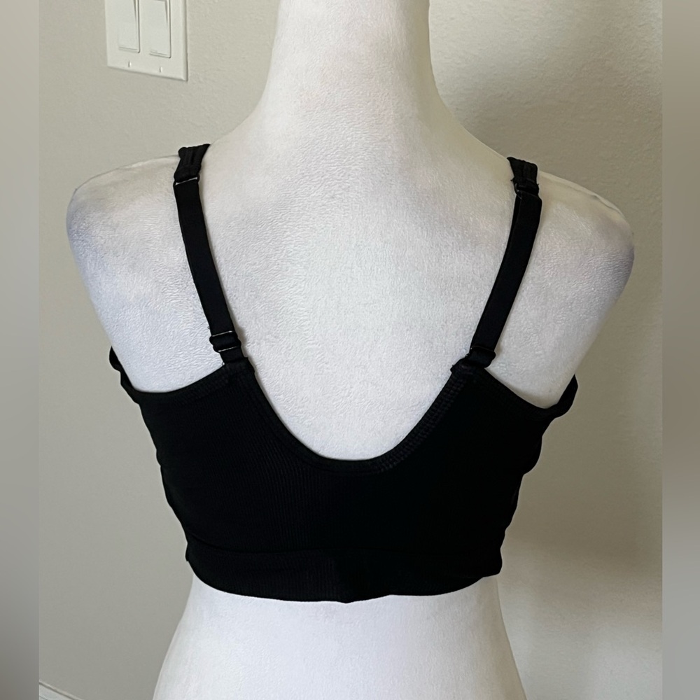 NWT Adidas Black Plunge Brami Size XXL - Picture 3 of 10